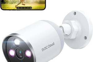 SV3C 2K Wi-Fi камера відеоспостереження для вулиці, IP-камери спостереження з прожектором