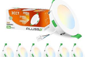 Светодиодные встраиваемые потолочные светильники ALUSSO 4W 3000K 4000K 6500K 6 шт