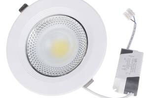 Светильник потолочный led встроенный Brille 15W LED-176 Белый