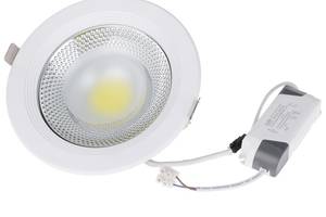 Светильник потолочный led встроенный Brille 20W LED-176 Белый