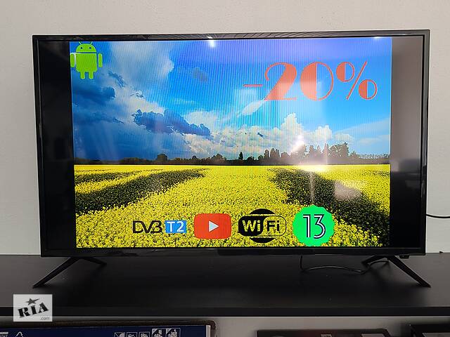 Телевизор Smart TV Android 13 | LED 42 дюйма Wi-Fi