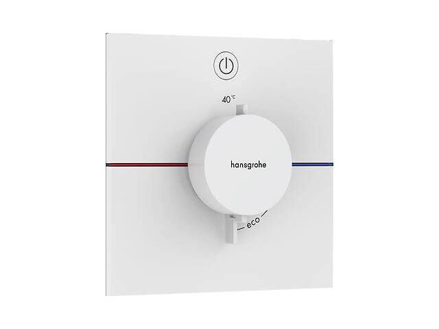 Термостат для душа Hansgrohe ShowerSelect Comfort E 15571700 Белый матовый