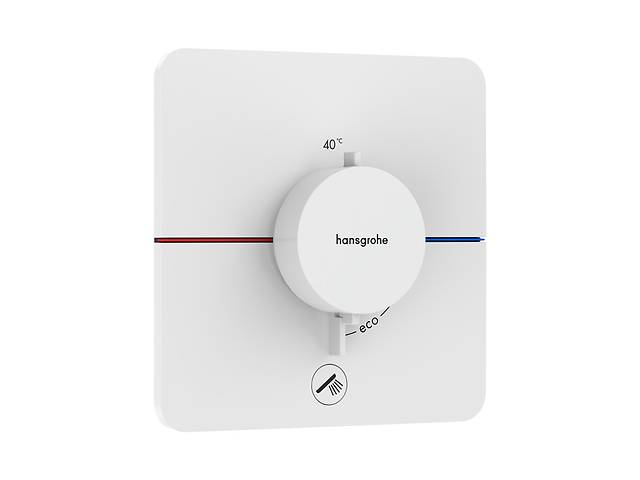 Термостат для душа Hansgrohe ShowerSelect Comfort Q 15589700 Белый матовый