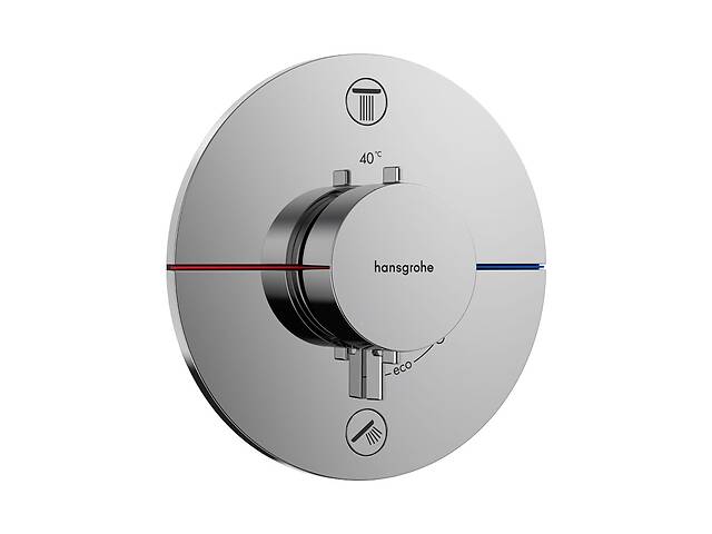 Термостат на 2 потребителя Hansgrohe ShowerSelect Comfort S хром 15554000