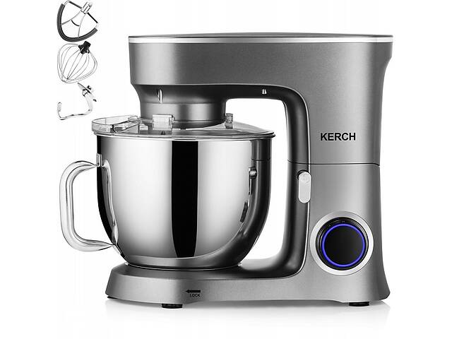 Тестомес миксер планетарный KERCH Baker Grey 3000 Вт 7л