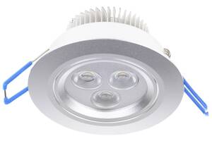 Точечный светильник Brille 3W LED-106 Серебристый 176489