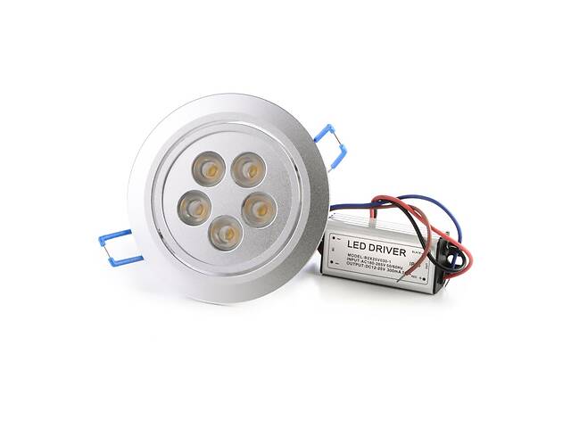 Точечный светильник Brille 5W LED-109 Серебристый 176492