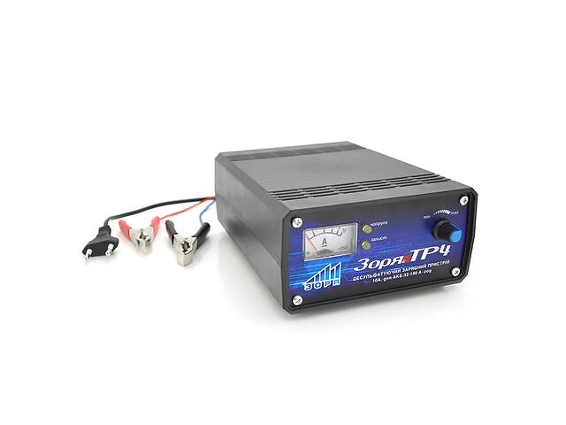 Трансформаторное зарядное устройство ТР-4 для аккумулятора 12V, емкость АКБ 32-140А/ч, ток заряда 10A