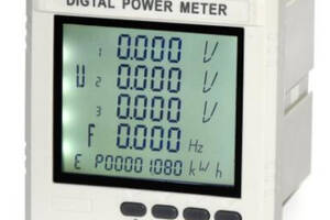 Трехфазный ваттметр переменного тока с моно кристалическим дисплеем + три трансформатора тока