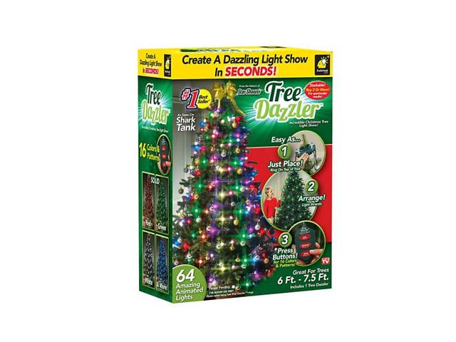 Цельная ёлочная гирлянда универсальная Tree Dazzler 64 Led