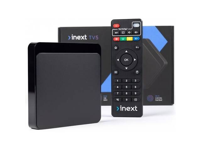 ТВ-приставка iNeXT TV 5 1/8GB Black (Код товару:21981)