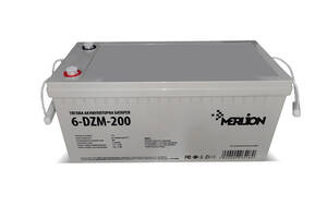 Тяговая аккумуляторная батарея AGM MERLION 6-DZM-200, 12V 200Ah М8 (495*165*230), Q1