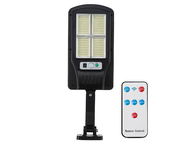 Уличный настенный светильник Solar Light BK-4-320SMD с пультом ДУ и солнечной батареей LED фонарь