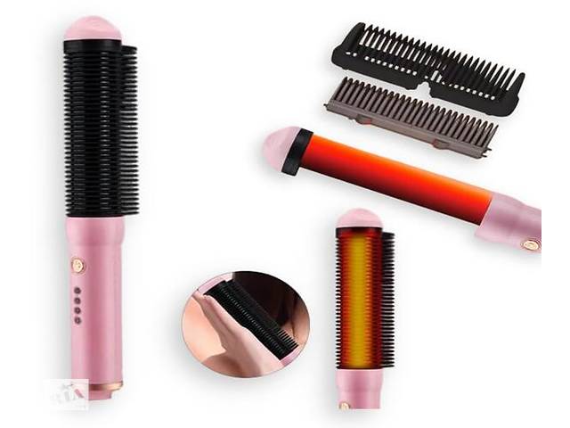 Уникальная расческа-выпрямитель для волос Fashion Hairdresser S9 Розовый (S9_424)