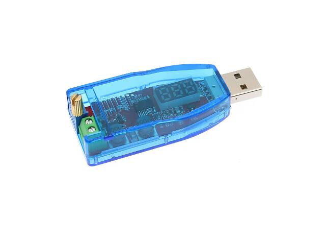 USB DC-DC универсальный регулируемый стабилизатор 5В - 1-24В 3Вт #100472