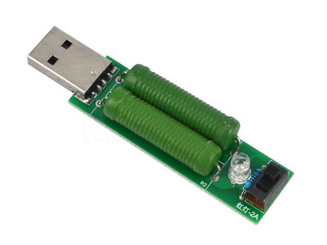 USB нагрузка нагрузочный резистор 1а 2а #100361