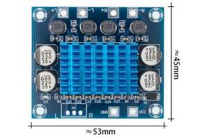 Усилитель звука Аудио TPA3110 2 Х 30W Стерео (XH-A232) DC 8-26V 3A