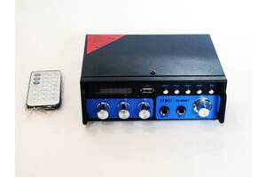 Підсилювач звуку UKC SN-666BT - USB,SD,FM,MP3! 300W+300W Bluetooth Karaoke