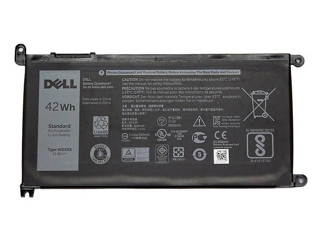 Уценка! Батарея для ноутбука Dell Inspiron - WDX0R WDXOR (11.4V 42Wh)