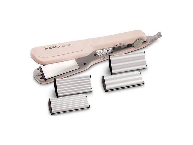 Утюжок для волос выпрямитель щипцы гофре MAGIO МG-175P Pink