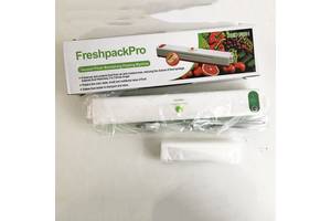 Вакууматор Freshpack Pro вакуумний пакувальник їжі, побутової