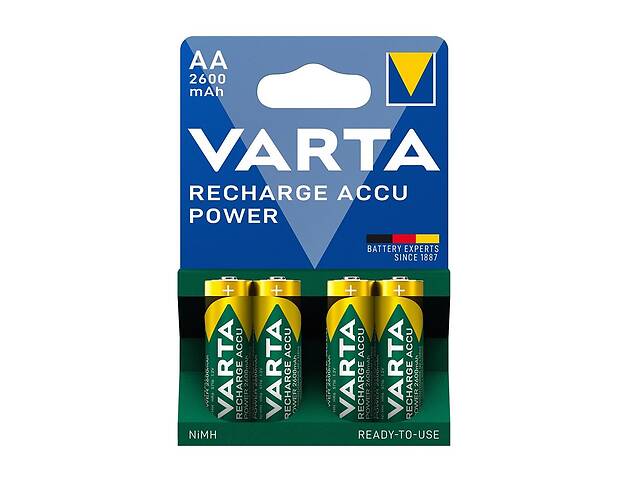 VARTA Аккумулятор NI-MH Power AA 2600 мАч, 4 шт.