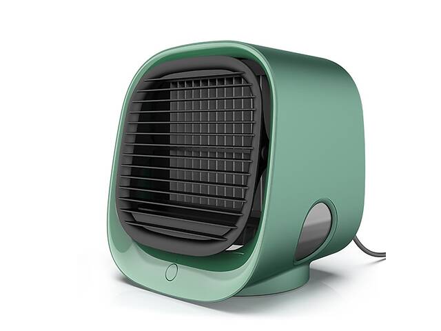 Вентилятор для охлаждения воздуха, настольный мини-кондиционер с ночным светильником M201, мини USB Зелёный