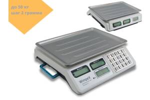Весы электронные торговые с аккумулятором Wimpex WX-5004 до 50 кг