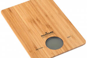Весы кухонные Maxmark MK-SC122 (бамбук)