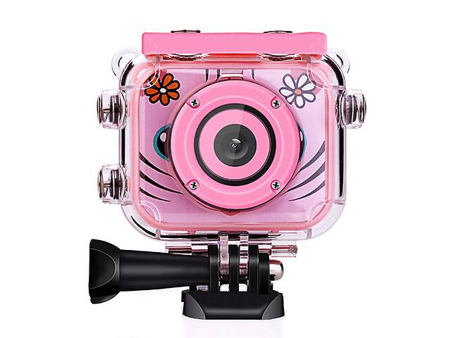 Водонепроницаемая Детская видеокамера и фотоаппарат XPROKID MULTI 1080FHD Rose для детей и подростков