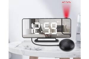 Вибрационный будильник TS-9211 с проектором и зеркальным экраном
