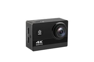 Видеокамера XPROBASE REAL4K Black экшн камера с REAL4K съемкой и EIS + Монопод