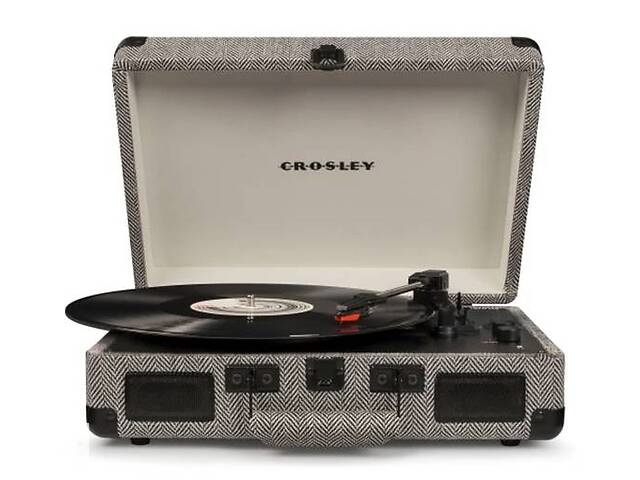 Вініловий програвач Crosley Cruiser Deluxe Herringbone - Exclusive + Bluetooth Коричневий