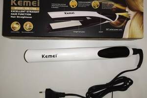 Выпрямитель Для Волос Kemei Km-1704, 45W Белый (247948)