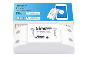 WiFi реле розетка Sonoff 10A умная розетка #100459