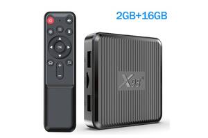 X98Q S905W2 2гб 16Гб Смарт ТВ Приставка Андроїд 11 + Телебачення + Фільми