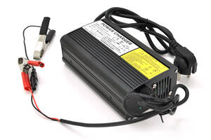 Зарядное устройство Merlion для аккумуляторов LiFePO4 48V(58,4V),16S,5A-240W + крокодилы, BOX