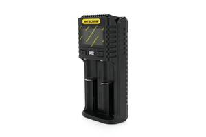 Зарядное устройство универсальное Nitecore Digicharger UMS2, 2 канала, LCD дисплей, поддерживает Li-ion, Ni-MH и Ni...