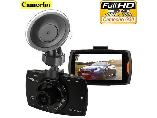 Camecho G30 Full HD 1080 P 2.7 'автомобильный видеорегистратор Рекордер Обнаружения Движения