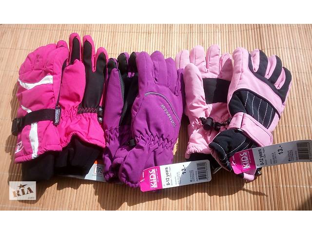 Термо рукавички дівчинка 8-9-10-11-12 років Швейцарія рукавиці рукавички