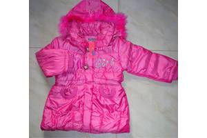 Пальто тепле на дівчинку 5-9 років