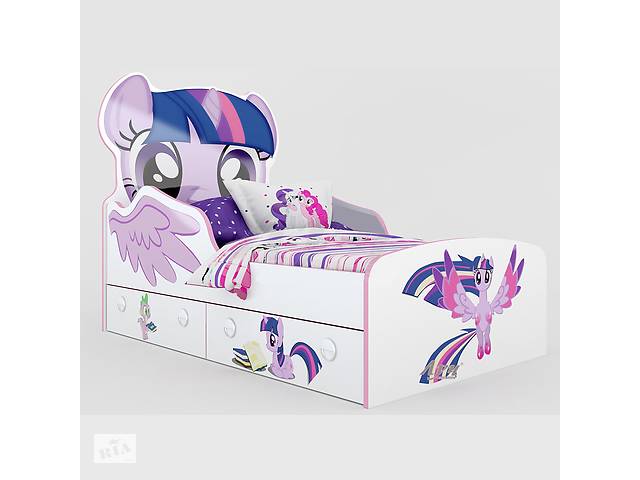 Дитяче ліжко з ящиками 'Поні'