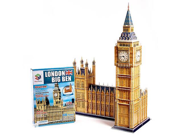 3D пазли конструктор Big Ben - Фото 1