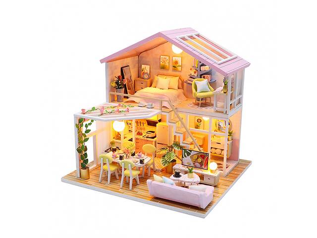 3D румбокс CuteBee Sweet Time DIY DollHouse Разноцветный (M2001)