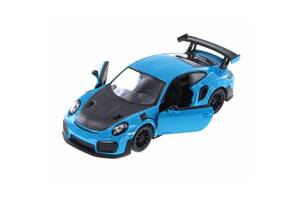 Автомодель легкова PORSCHE 911 GT2 RS 5' KT5408W, 1:36 (Синій)