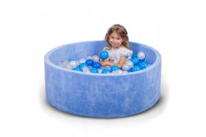 Бассейн для дома сухой, детский, синий - Ассорти 80 см