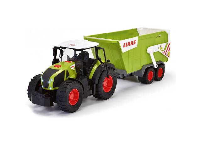 Большой трактор с прицепом со звуковыми и световыми эффектами Dickie Toys 64 см Разноцветный (OL218363)