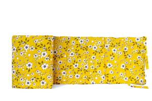 Бортики на кроватку Cosas YELLOW FLOWERS Ранфорс 30х180 см Желтый