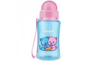 Бутылка для воды детская Kite Cats K23-399-1 350 мл розовая