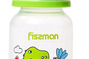 Бутылочка детская для кормления Fissman Babies 'Дракоша' 120мл, зеленая